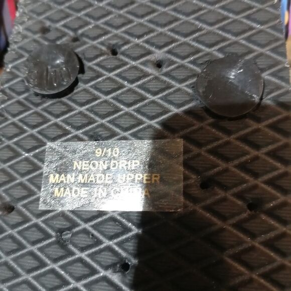 Showaflops Neon Drips Flip Flops - Picture 8 of 9